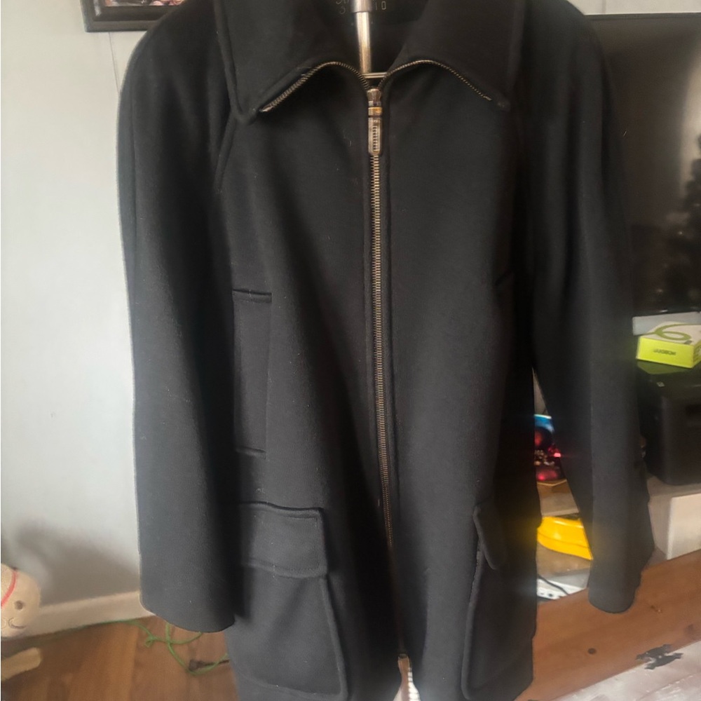 Neiman Marcus Black Trench Coat